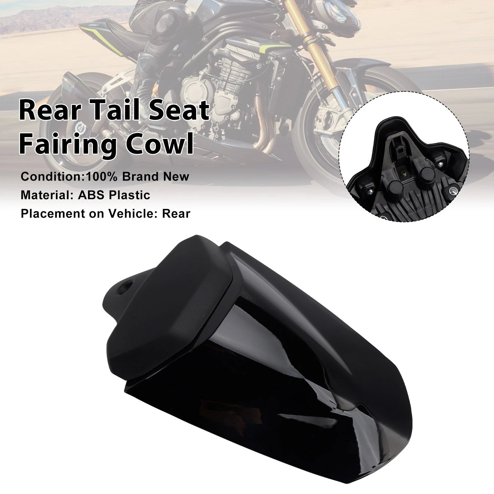 Rear Tail Seat Fairing Cowl Cover for Triumph Speed Triple 1200 RS (2025–2026)