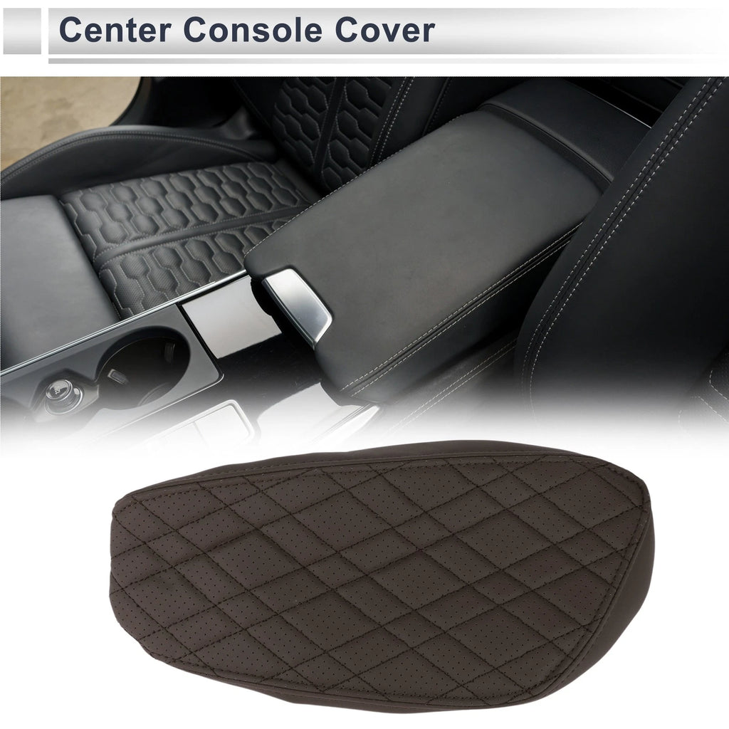 Center Console Cover for BMW X1 (2016–2022) Deep Brown 1 Pc