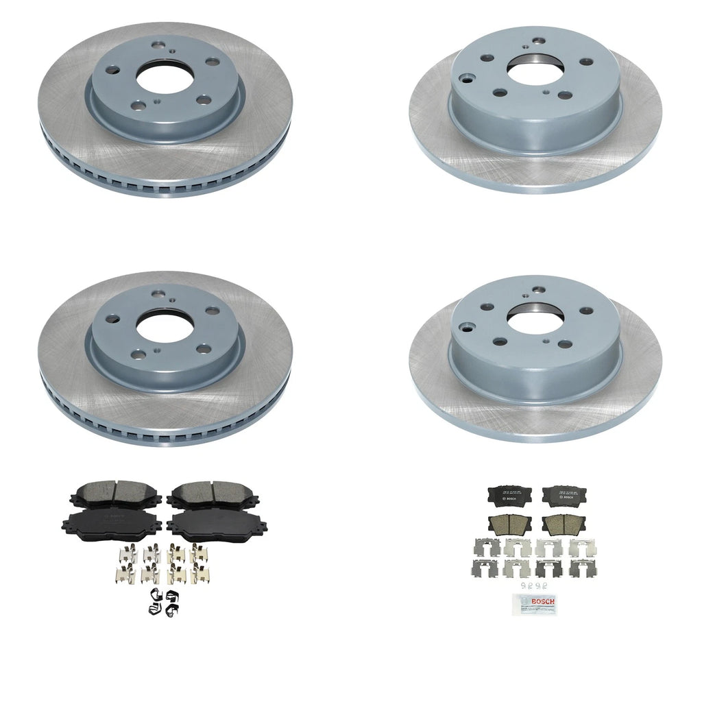 DuraGo Front Rear Rotors & Bosch QuietCast Brake Pads Kit for HS250h RAV4 (2010–2012)