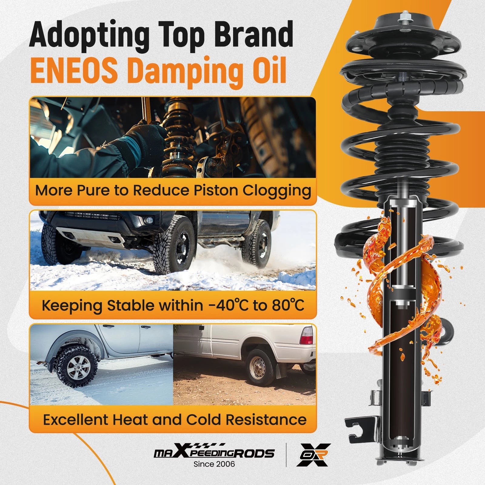 14x Front Complete Struts Control Arms Kit for Kia Sportage (2005–2010) 172220