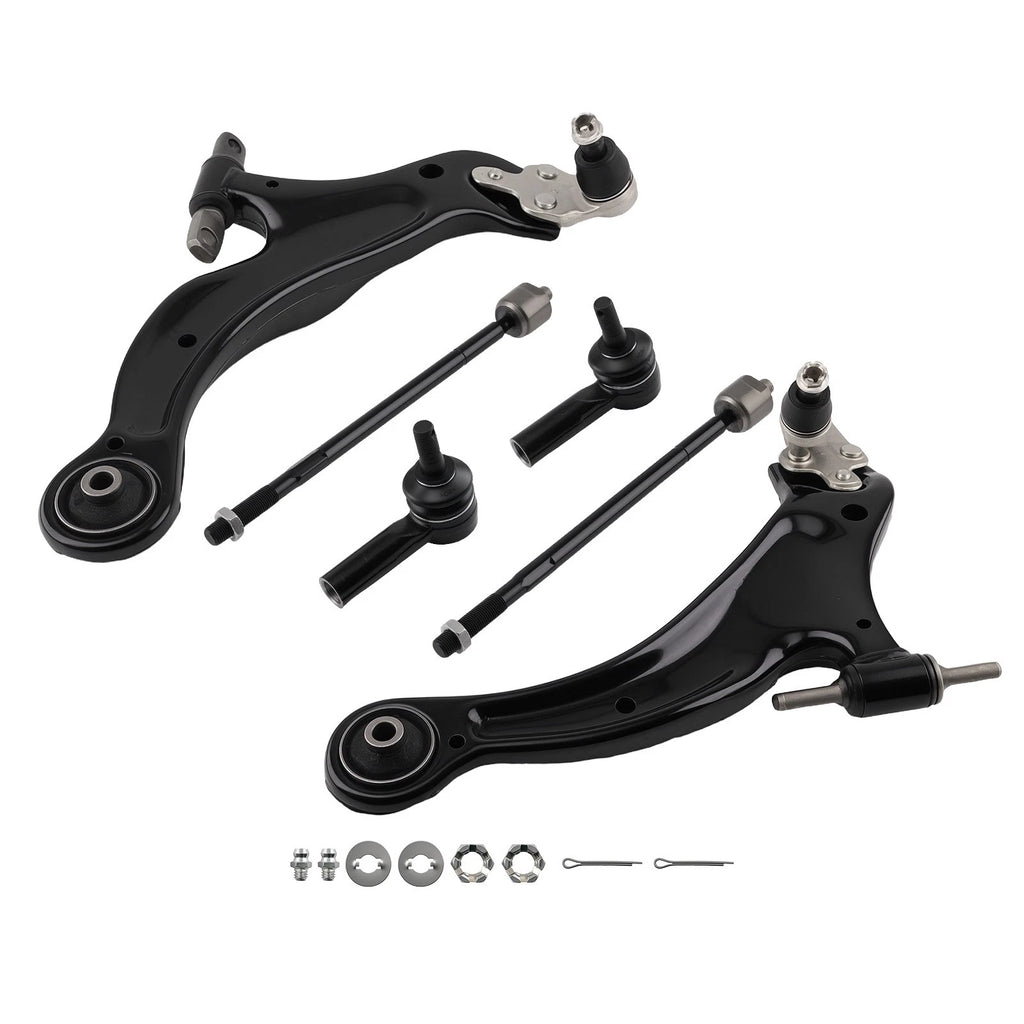 6x Control Arm w/Ball Joint Tie Rod Kit for Toyota Avalon Solara Sienna (1998–2004)