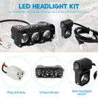 2 Color LED Headlight Kit for Surron Segway X260 X160 S160
