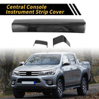 Set of 1 Carbon Fiber Pattern Instrument Strip Cover for Toyota Tundra (2022–2024)