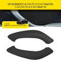 2X Inner Door Handle Pull Cover Black for BMW X1 X2 (2016–2020)