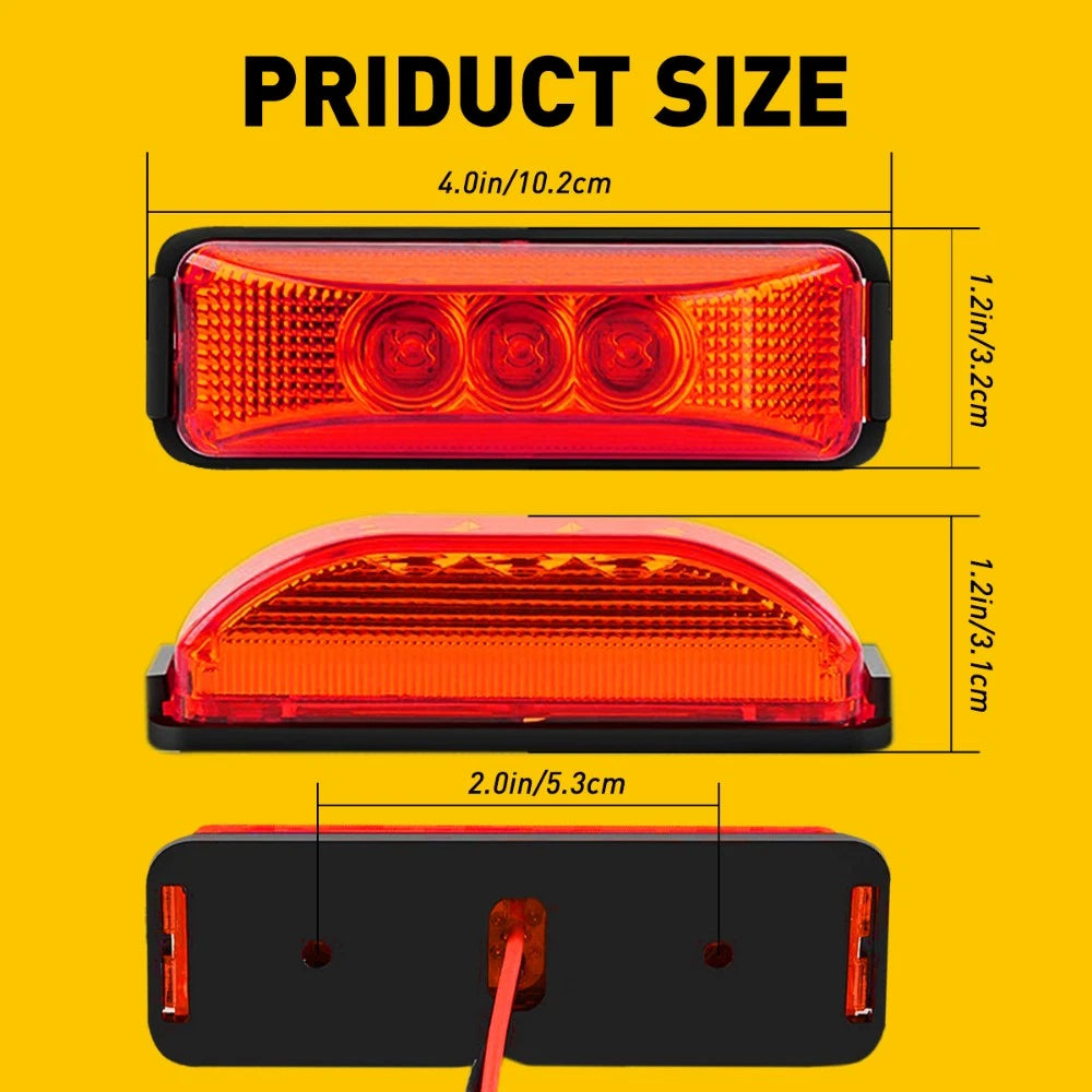 3LED Side Marker Light for RV Truck (Waterproof)