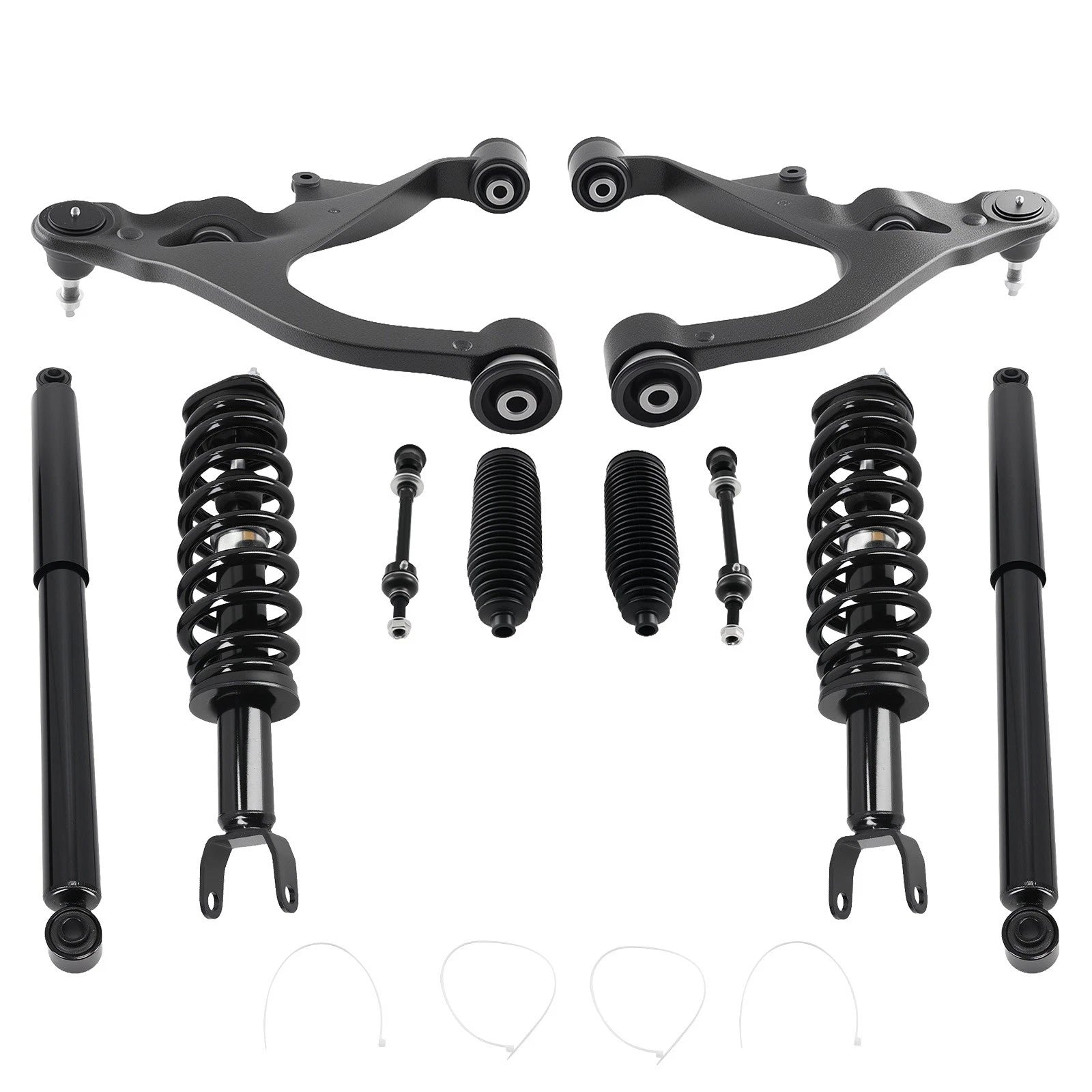Suspension Strut Shock Absorber + Control Arms for Dodge Ram 1500 (2006–2008)