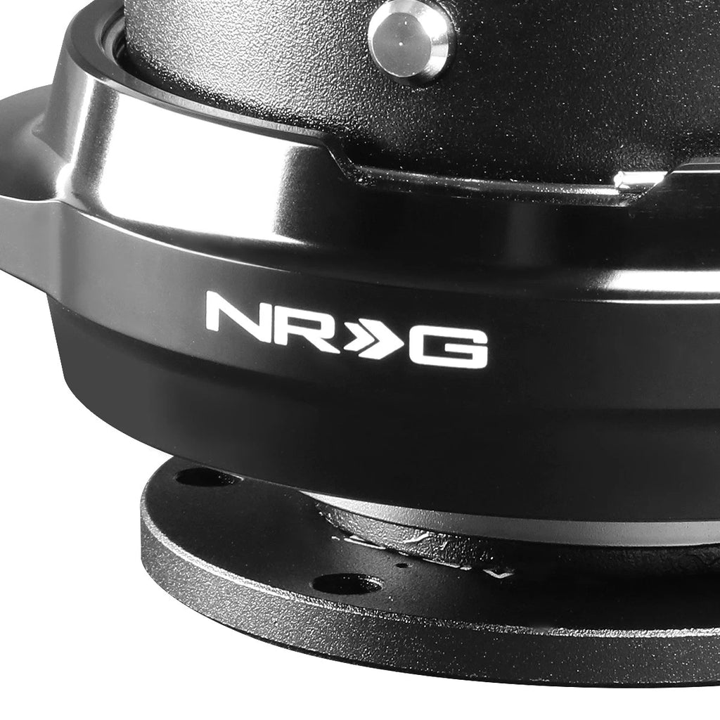 NRG 6-Bolt Steering Wheel Quick Release Adapter Gen 2.2 SRK-220BK for Universal