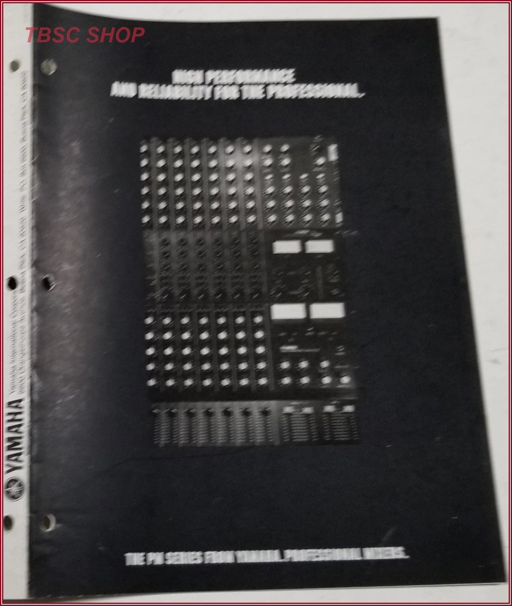 Yamaha PM700 Mixing Console Sales Brochure