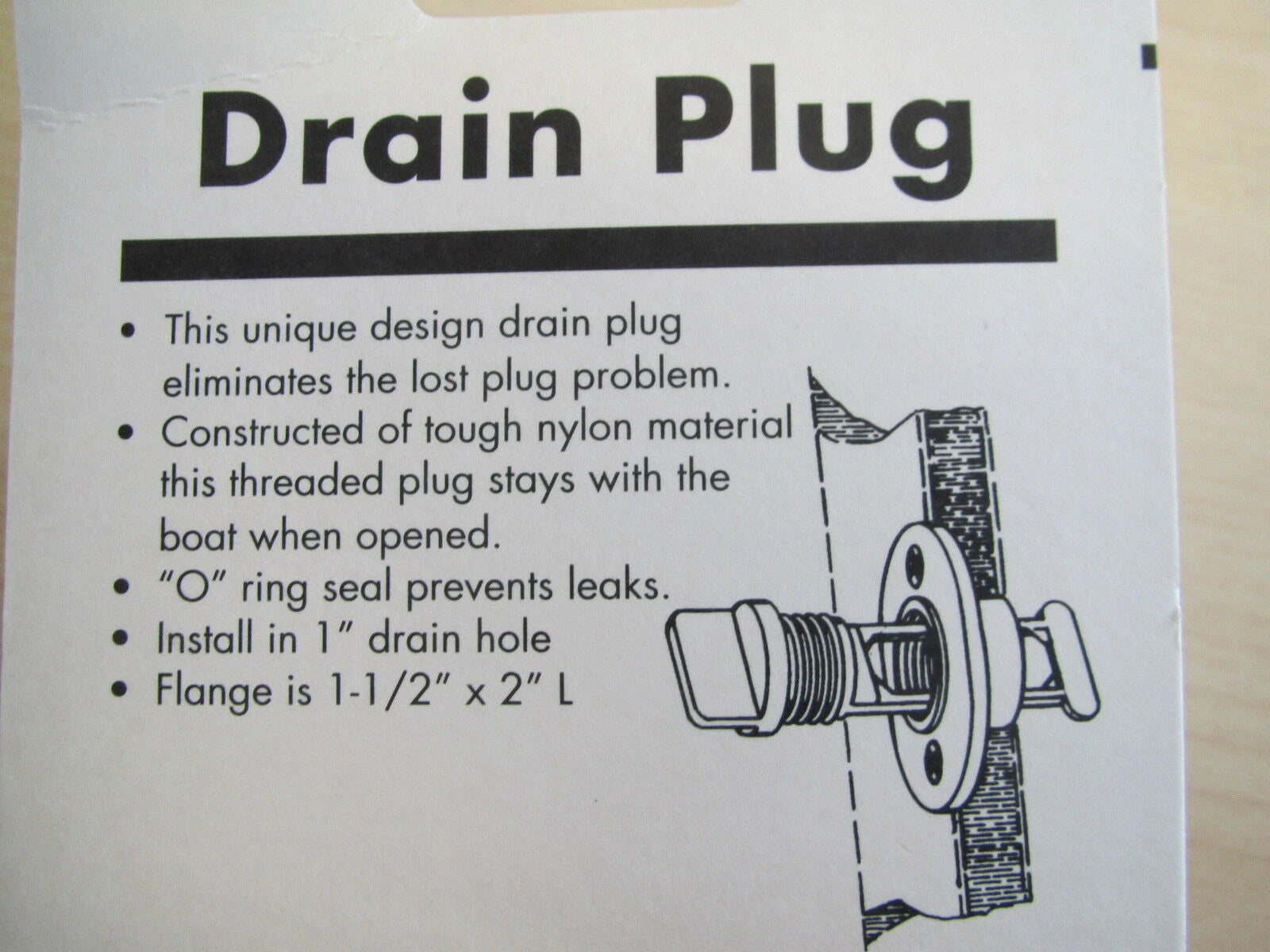 Pair of Drain Plugs for Skeeter Ranger Bass Boats