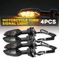 4X Smoke Turn Signal Light for Kawasaki Versys 650/1000, Z125 Pro, Z750R, ZH2