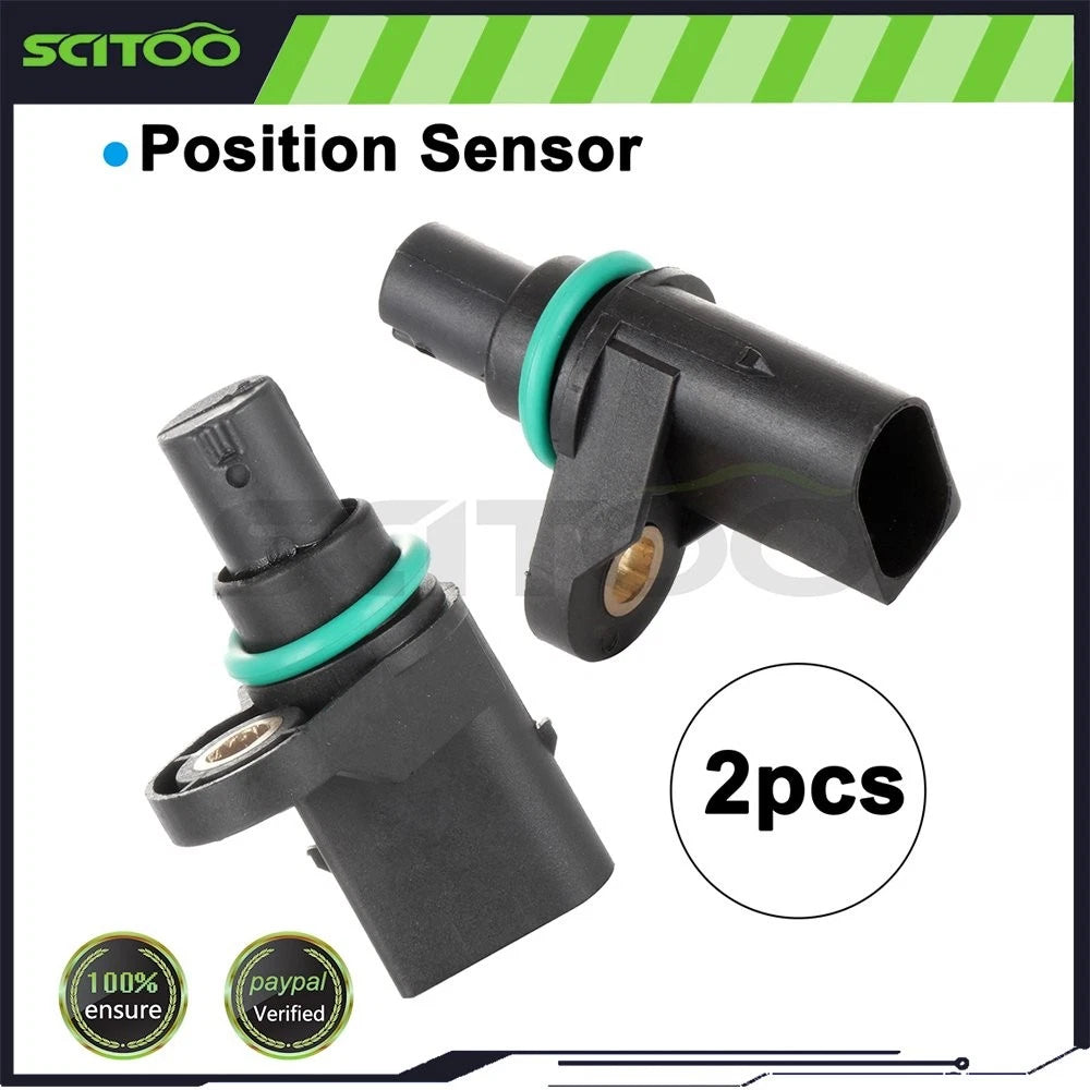 2X Crankshaft Position Sensor for BMW 545i (2004–2005), 745Li (2002–2005)