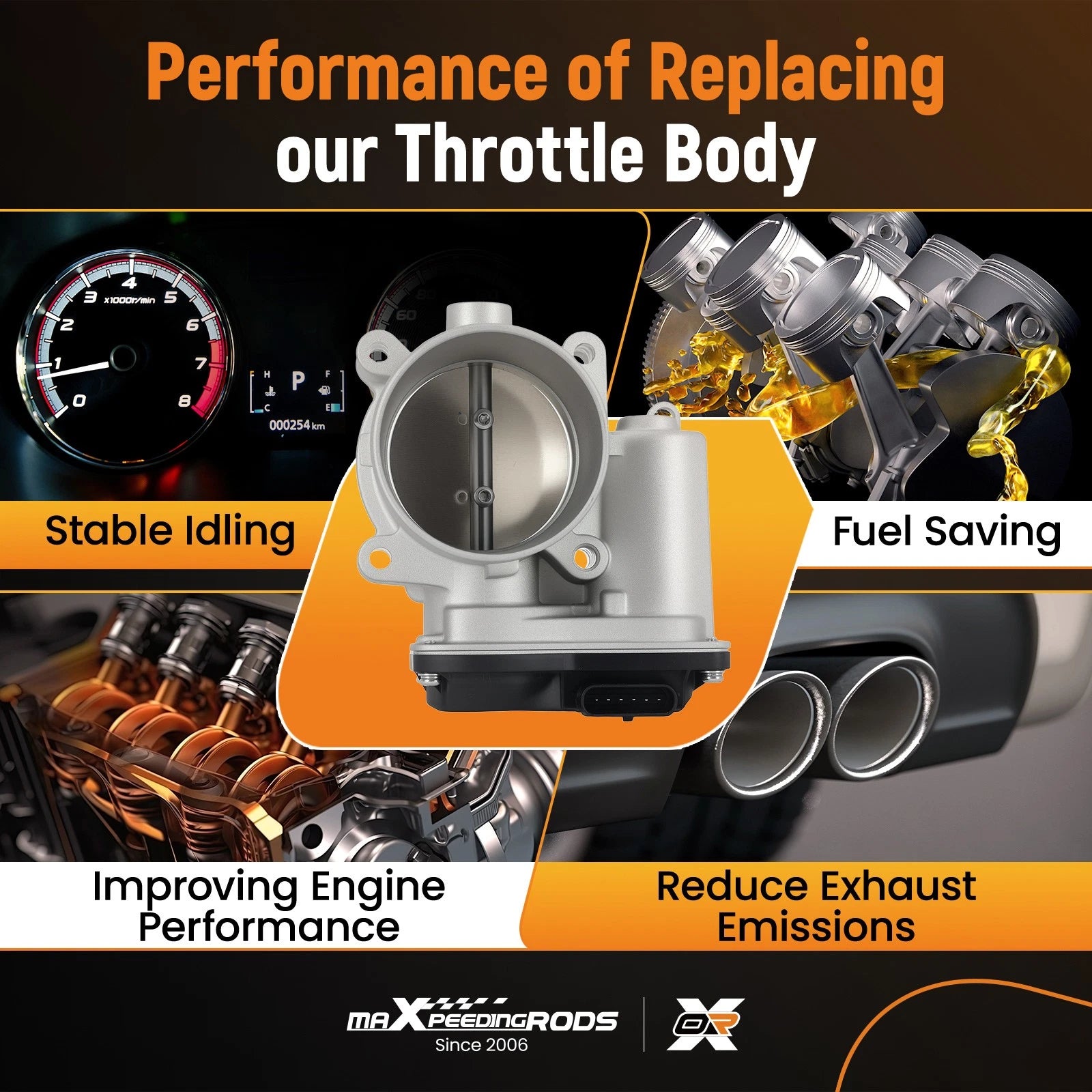 Throttle Body for Hyundai Kona, Elantra 2.0L (2022–2024) 21-24
