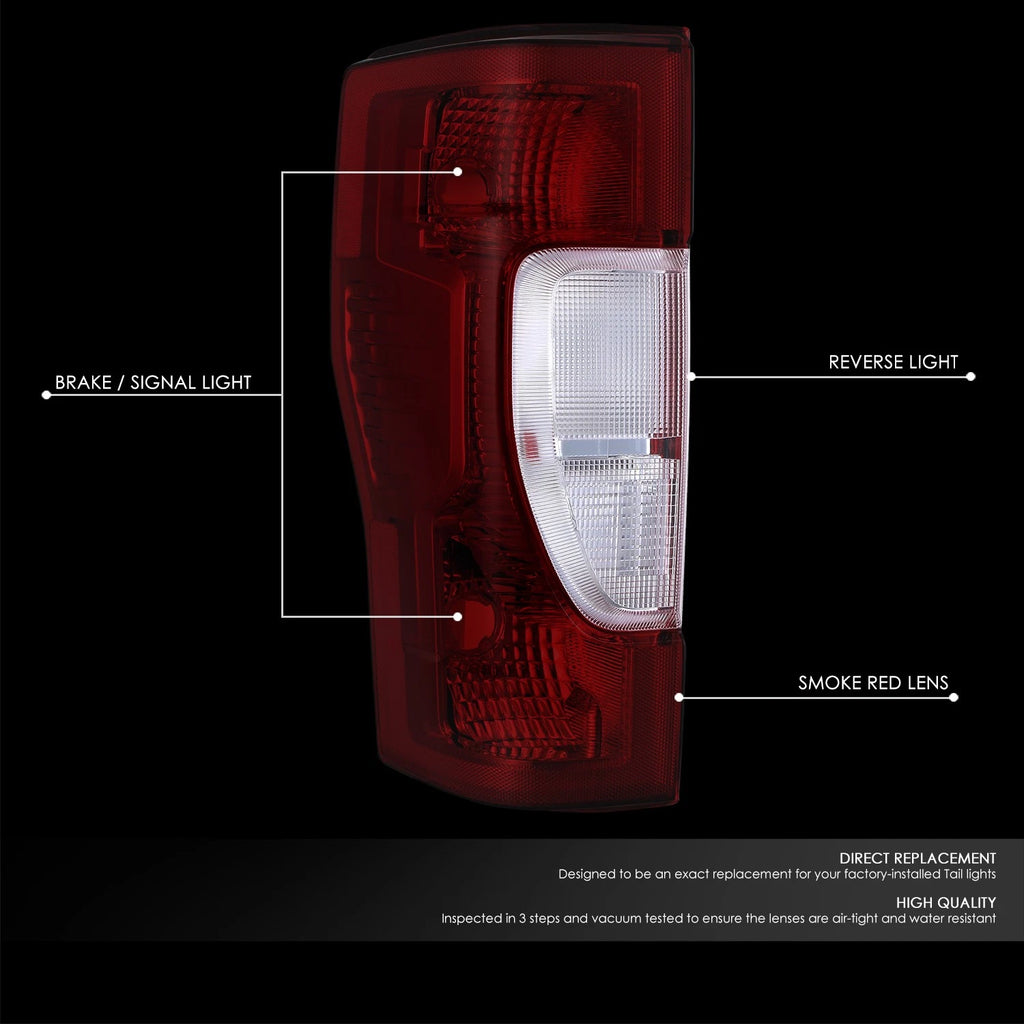 Pair of Tail Brake Lights for Ford F-250 F-350 Super Duty (2020–2022)