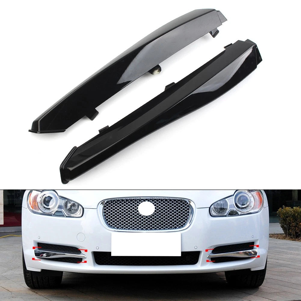 2X Front Bumper Lower Grille Insert Cover Trim for Jaguar XF (2008–2011) CU0381BL
