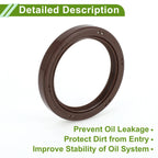 Crankshaft Oil Seal for Honda Accord Odyssey Prelude (No. 91212-PT0-003)