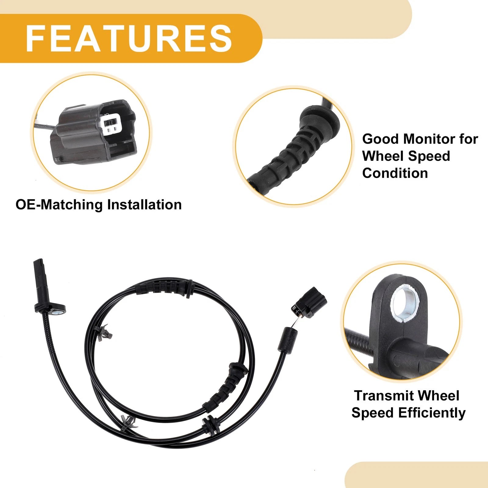 ABS Wheel Speed Sensor No. 47910JX00A for Nissan NV200 (2010–2023)