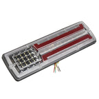 24V Flowing Rear Light Turn Signal Brake Reverse Lamp for Trailer Truck Lorry