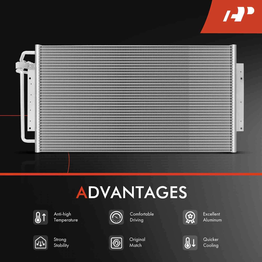 A/C Condenser with Bracket for Chevrolet Impala Caprice (1994-1996)