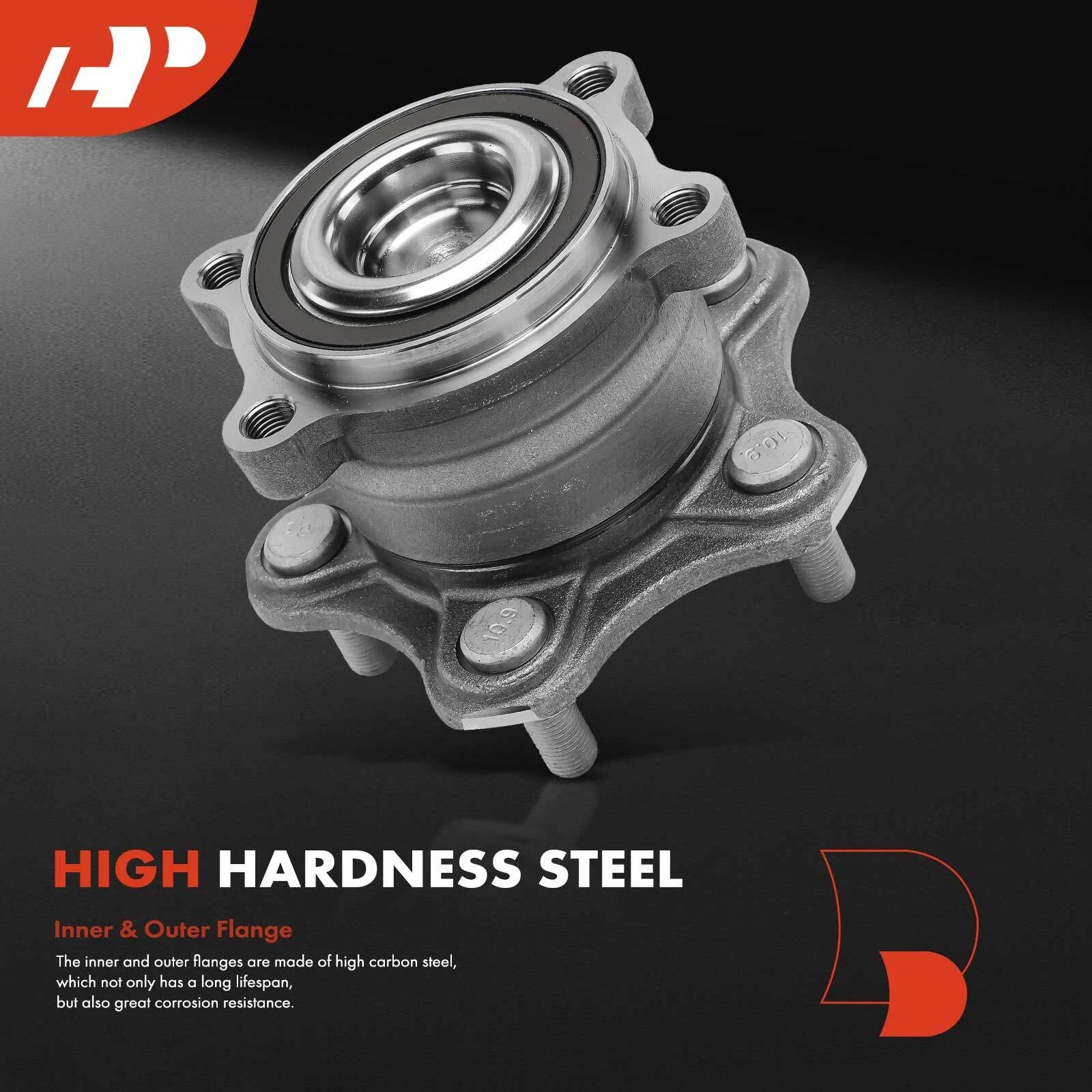 2X Rear Wheel Hub & Bearing Assembly for Nissan Murano (2003–2007) FWD