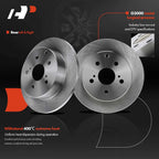 Rear Brake Rotors and Ceramic Pads for Toyota RAV4 (2019–2024)