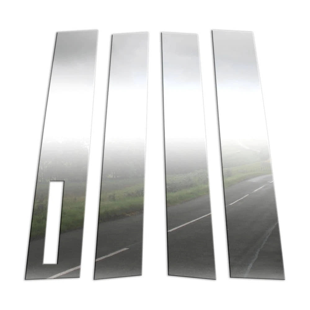 Stainless Pillar Post Covers w/Keypad Cutout for 2013-2019 Ford Escape 4 Pieces
