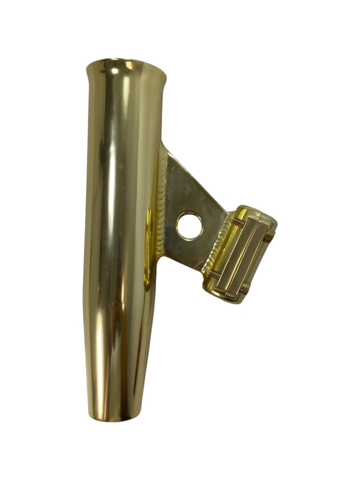 Tigress Gold Aluminum Rod Holder for 3/4" OD Pipe (Fixed Angled Mount)