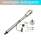32" Stainless Steel Tilt Steering Column & Adapter for Universal Fit (No Key)