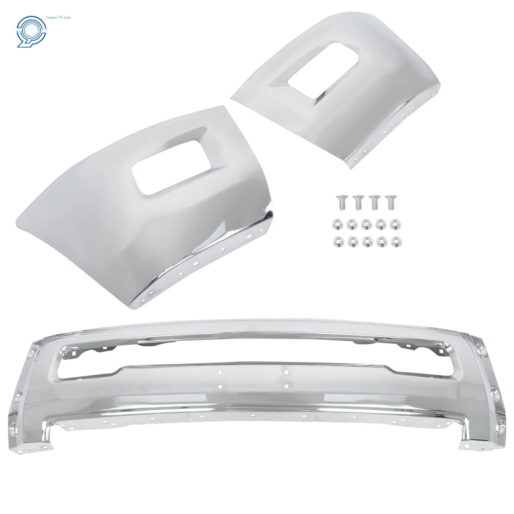 Split Front Bumper for RAM 2500 3500 (2010–2018) with Fog Lamp Holes