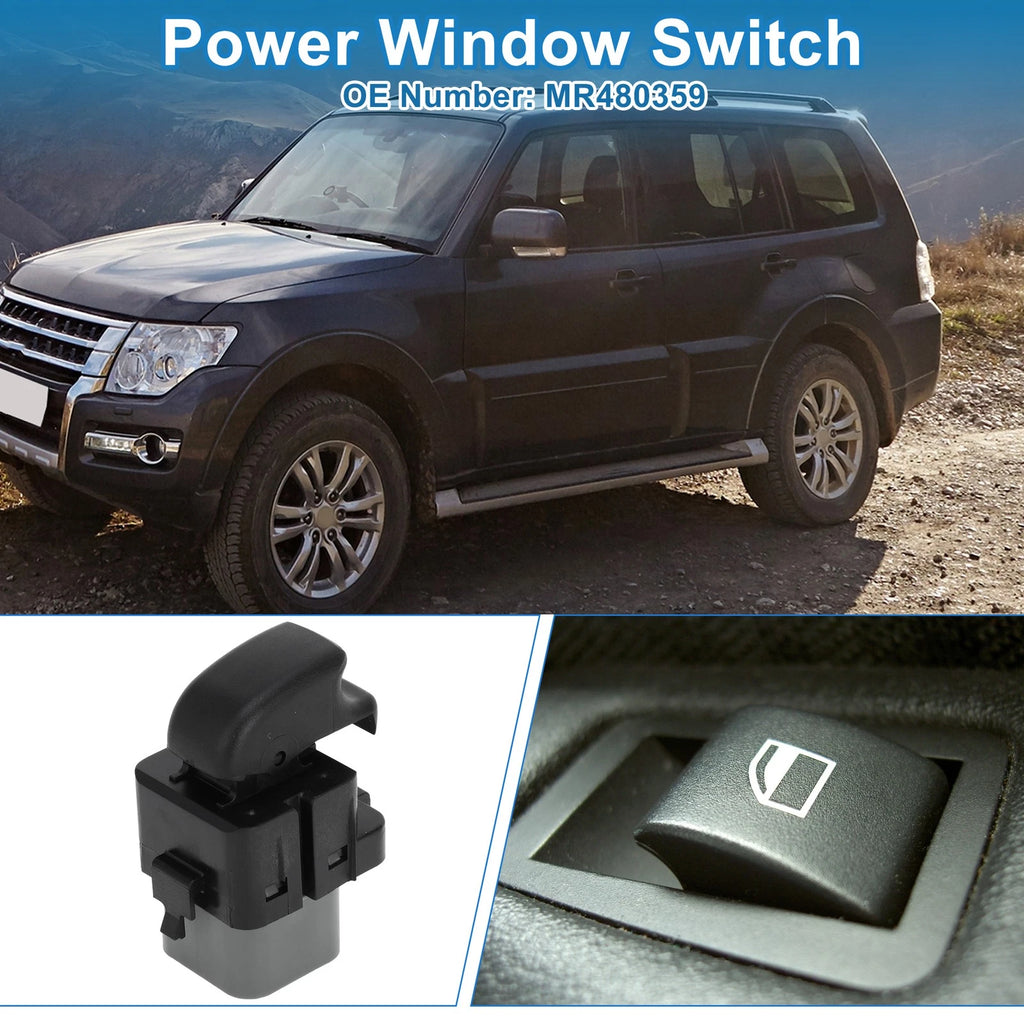 Power Window Switch Set of 2 for Mitsubishi Pajero (1998–2002) MR480359