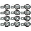 Set of 12 Bolt On D Ring for Toy Hauler ATV Flatbed Trailer