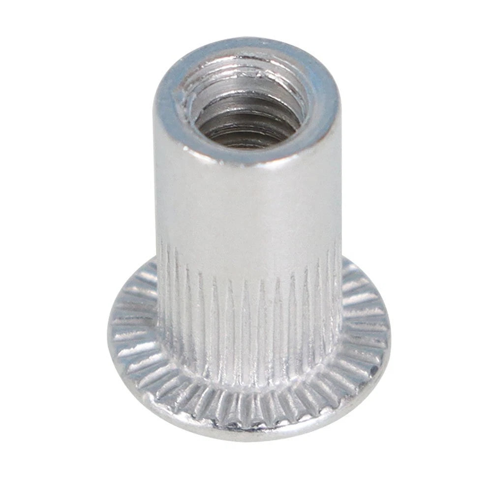 Set of 100 Aluminum Flange Nutserts for Various Applications