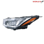 LED Headlight for Acura MDX (2017–2020) Clear Lens Left Side Chrome