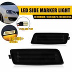 2X Smoke Lens Front Side Marker Lights for VW Golf GTI/Jetta (2006–2009)