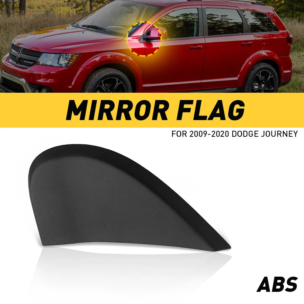 Left Driver Side Fender Applique Black ABS for Dodge Journey (2009–2020)