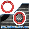 Engine Start Button Sticker for Dodge Challenger 2015-2024 Aluminum Red