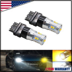 2X Switchback 3157 LED Turn Signal Blinker Bulbs for Chevy Silverado 1500 (1999–2013)