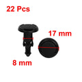 22 Pcs 8mm Plastic Rivets Fastener Clips for Toyota (Fits Various Models)