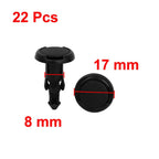 22 Pcs 8mm Plastic Rivets Fastener Clips for Toyota (Fits Various Models)