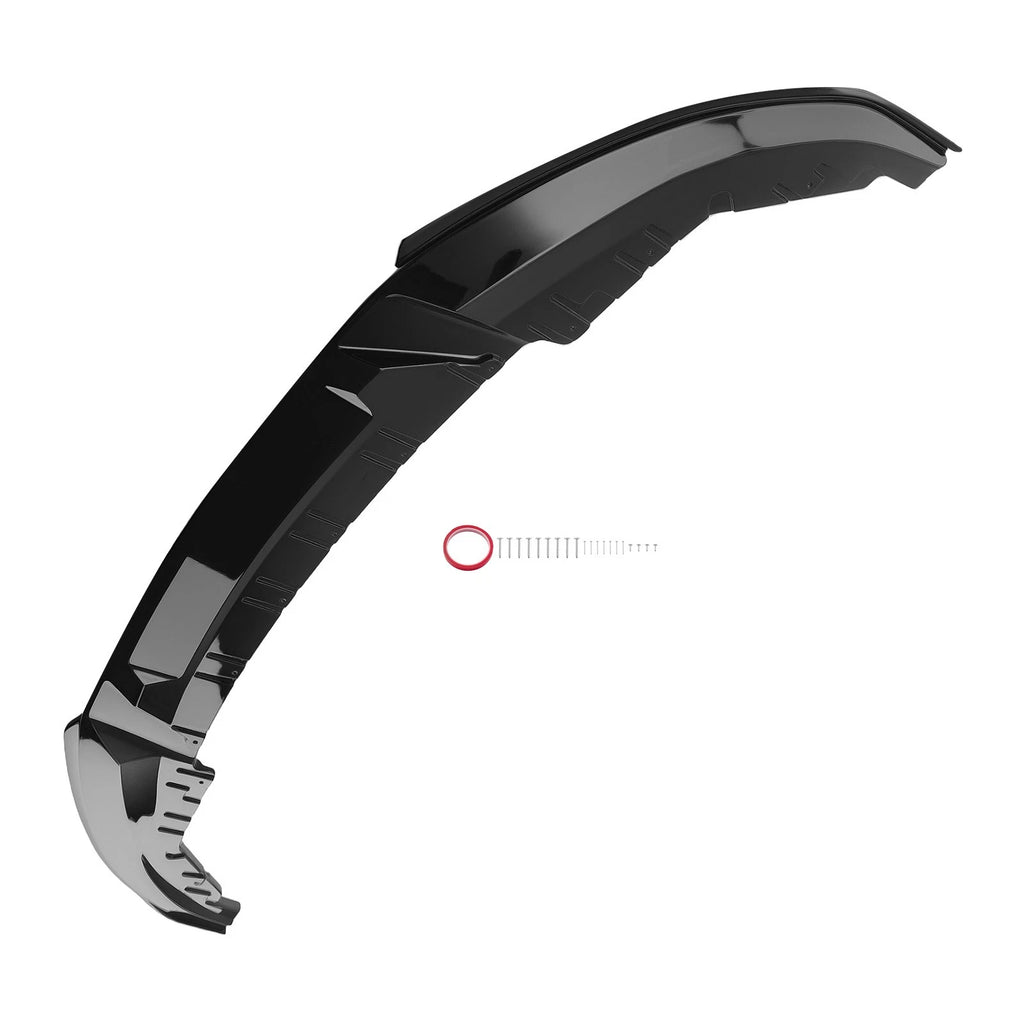 Front Bumper Spoiler Lip for BMW G26 4 Series M Sport 2021-2024 Glossy Black