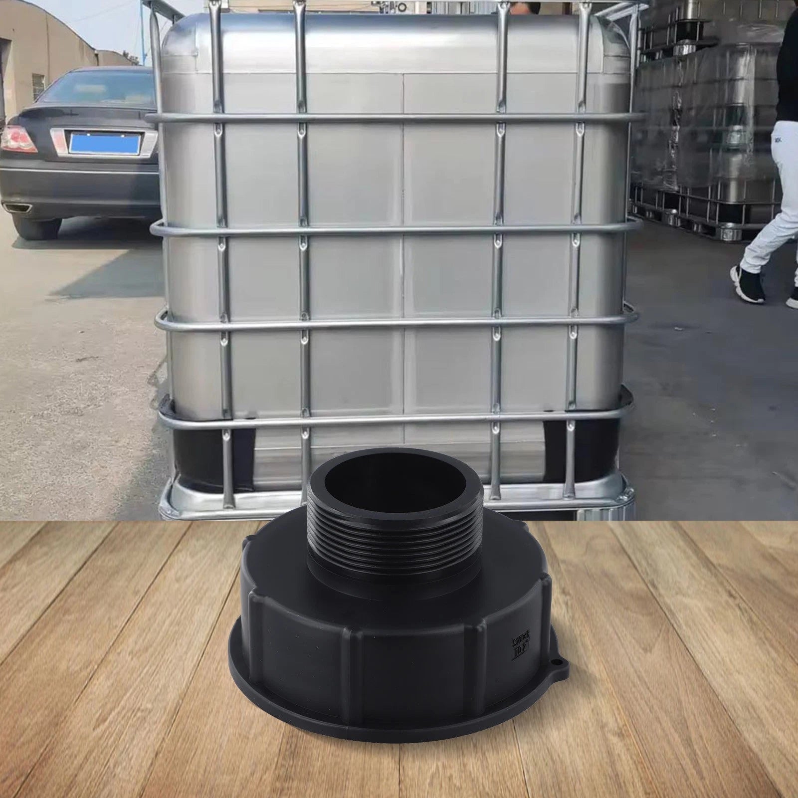 100mm to 60mm IBC Adapter for Ton Box Connector (Tank Connectors)