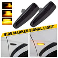 Amber Sequential LED Front Smoke Side Marker Lights for Mitsubishi Lancer Evo X (2008–2015)
