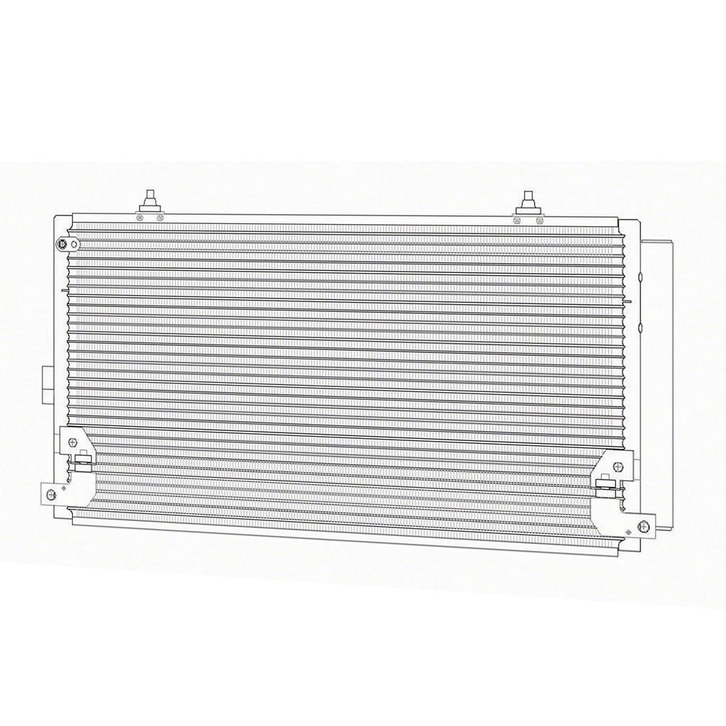 Replacement A/C Condenser with Receiver Drier for Ford Ranger (2012–2023)