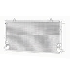 Replacement A/C Condenser with Receiver Drier for Ford Ranger (2012–2023)