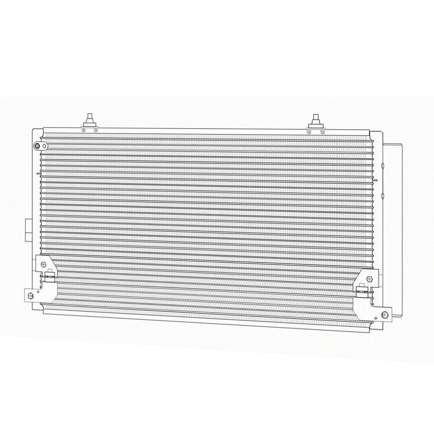 Replacement A/C Condenser with Receiver Drier for Ford Ranger (2012–2023)