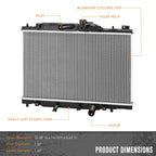 Aluminum Core Radiator DPI-13579 for Mazda CX-3, Toyota Yaris/Scion iA (2016–2021)