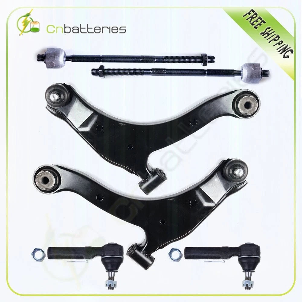 6Pcs Tie Rod End Control Arm Assembly Kit for Dodge Neon (2001–2005)