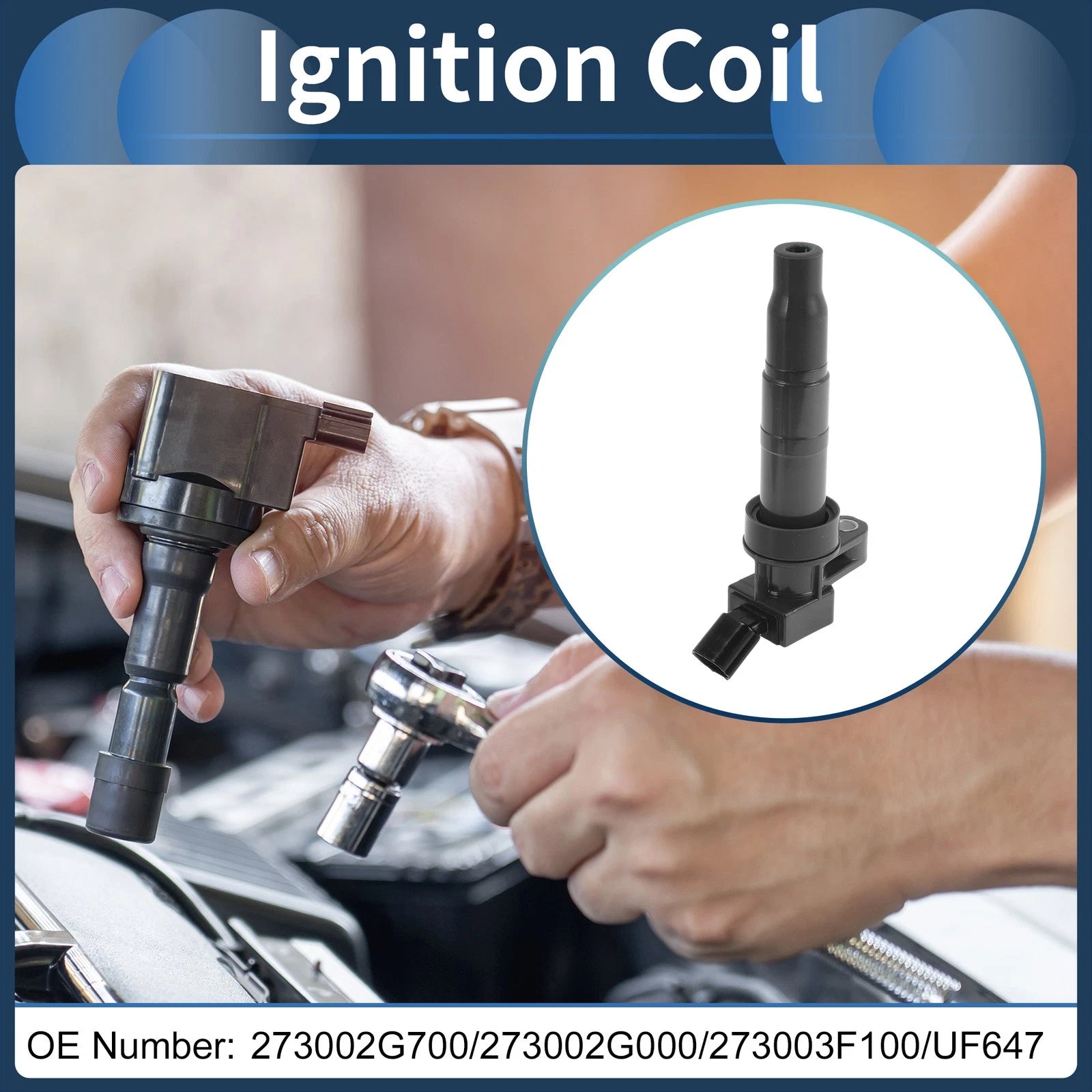 Ignition Coil Pack No. 273002G700 for Hyundai Sonata (2011–2014) L4 2.0L