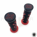 7/8" Red Skull Octopus Hand Grips for Honda CBR 600 F3 F4i 900 RR (1997–2007)