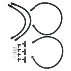 4AN Steam Vent Hose Kit for 4AN Anodized Black Aluminum Steam Vents