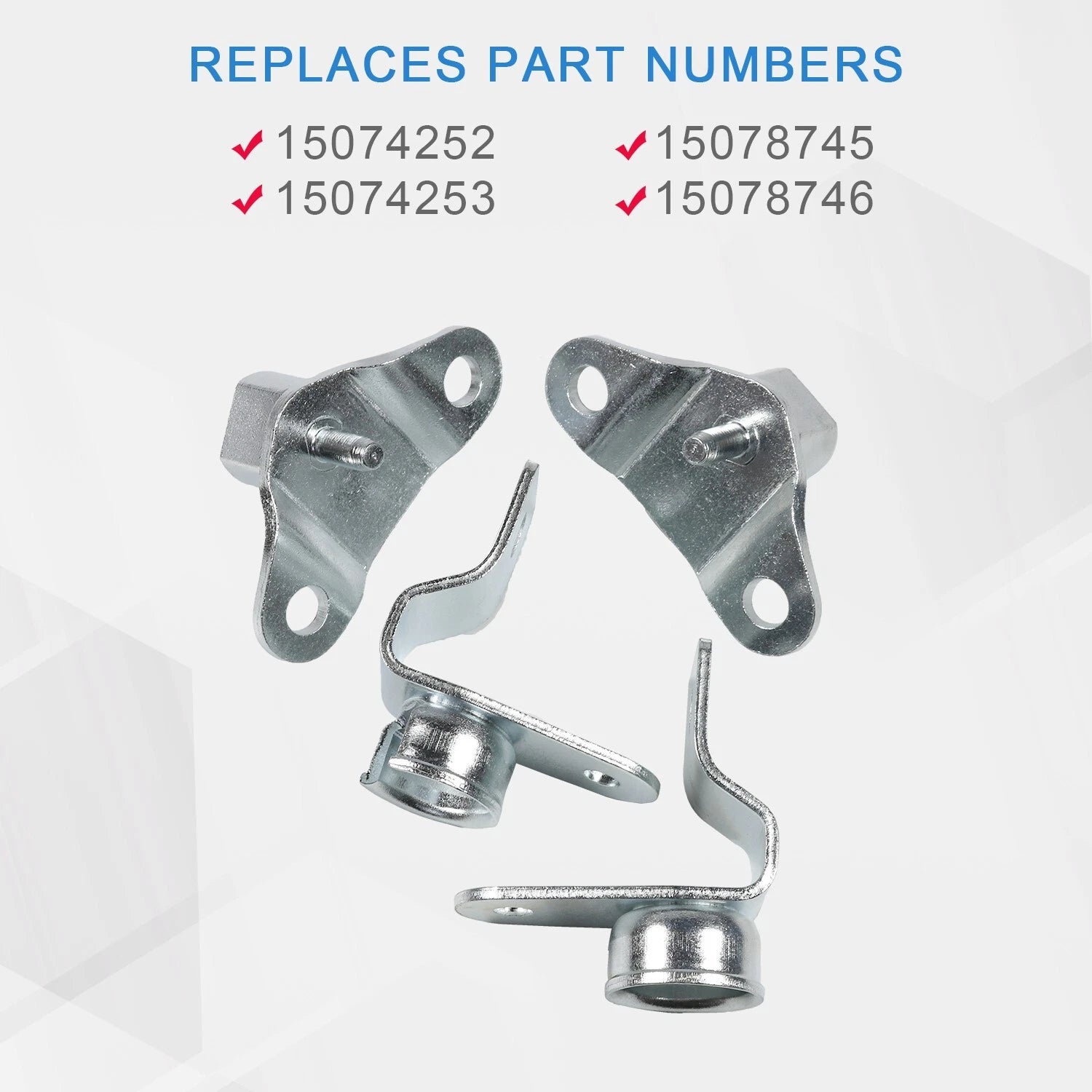 Set of 4 Tailgate Hinges for Chevy Silverado GMC Sierra (1999-2006)